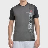 tienda de padel Madrid, tienda de padel online, tienda de padel españa, tienda de padel en linea, CAMISETA BULLPADEL ESTRE NEGRO