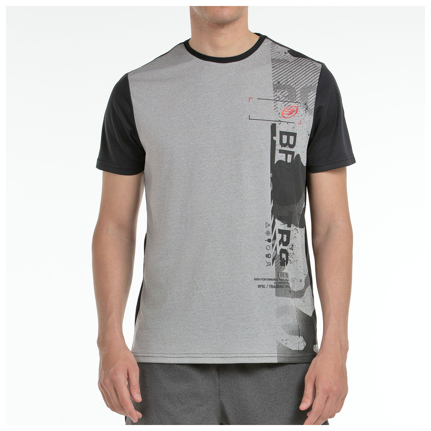 T-SHIRT BULLPADEL ESTRE GREY MEDIUM VIGORE