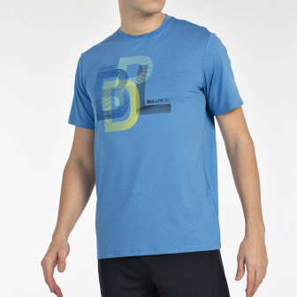tienda de padel Madrid, tienda de padel online, tienda de padel españa, tienda de padel en linea, CAMISETA BULLPADEL BEBAS AZUL 