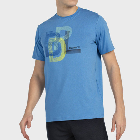 T-SHIRT BULLPADEL BEBAS BLU ATOMICO VIGORE