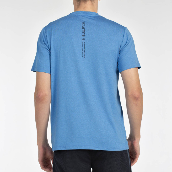 T-SHIRT BULLPADEL BEBAS BLU ATOMICO VIGORE