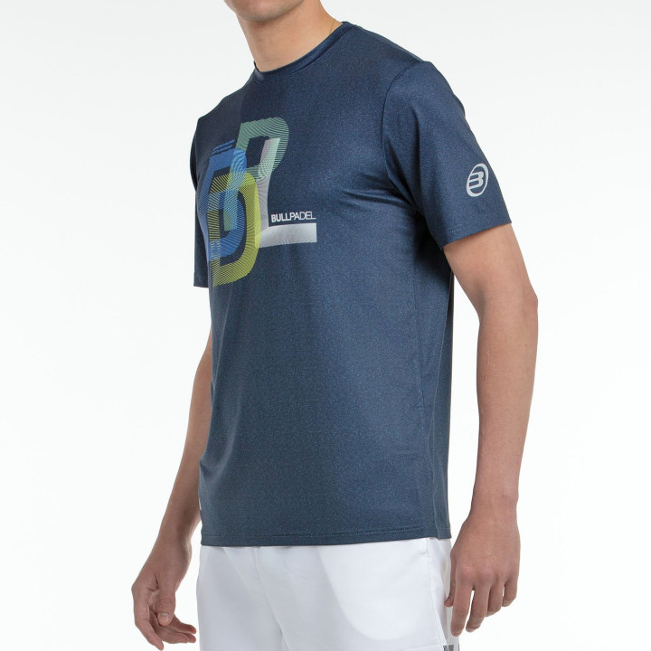 T-SHIRT BULLPADEL BEBAS BLU MARINO VIGORE