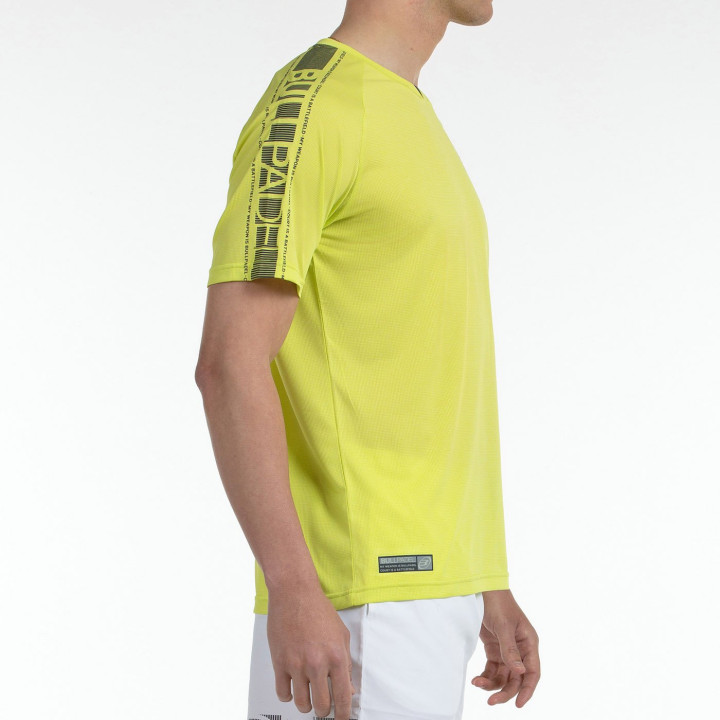 T-SHIRT BULLPADEL BADAN CITRON VERT VIGORE