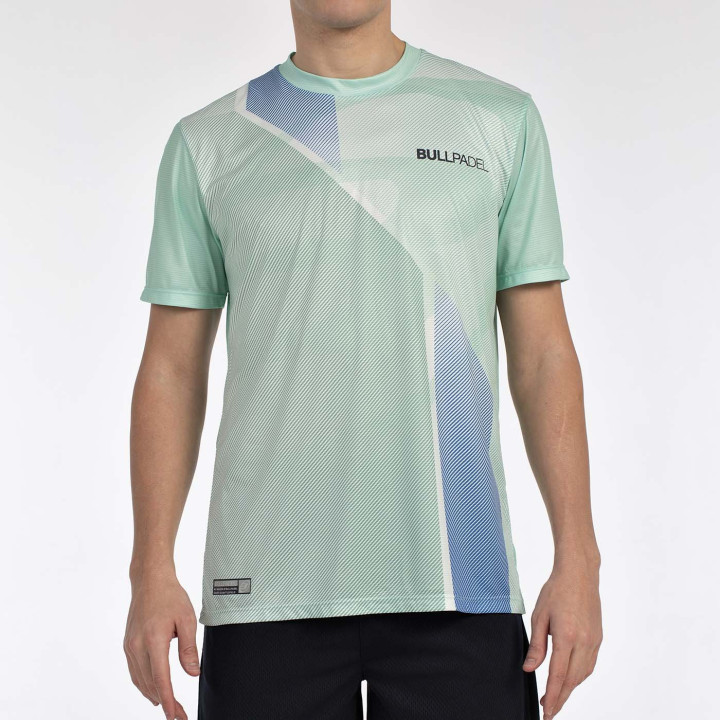 tienda de padel Madrid, tienda de padel online, tienda de padel españa, tienda de padel en linea, CAMISETA BULLPADEL BRUMO VERDE