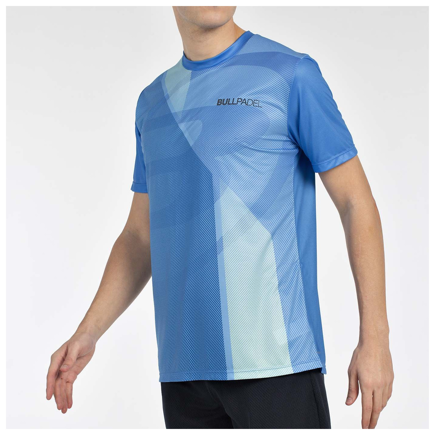 tienda de padel Madrid, tienda de padel online, tienda de padel españa, tienda de padel en linea, CAMISETA BULLPADEL BRUMO AZUL 