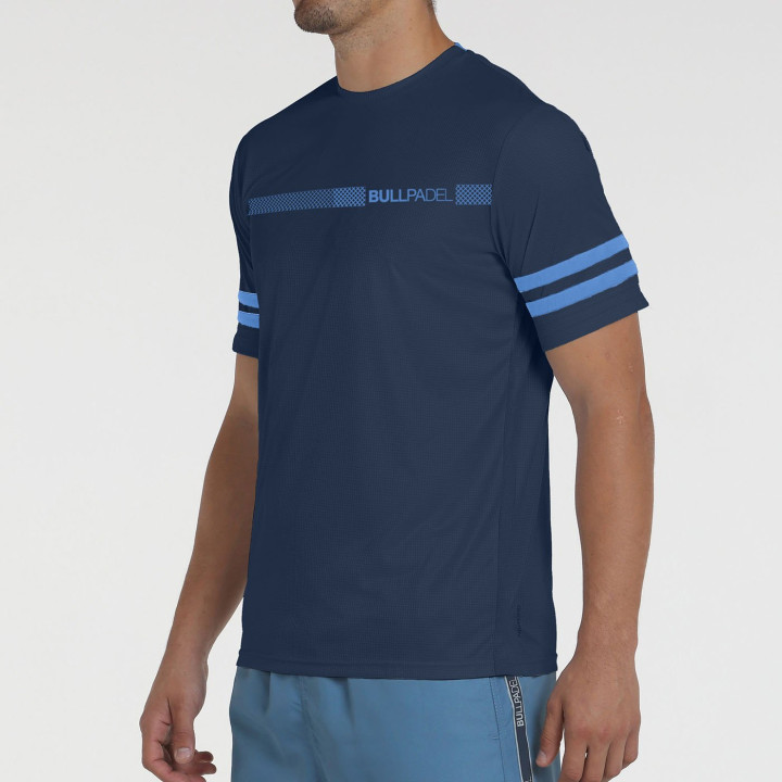 T-SHIRT BULLPADEL BERRO BLU MARINO