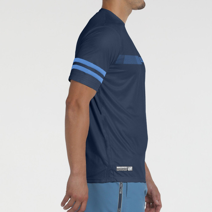 T-SHIRT BULLPADEL BERRO BLEU MARINE