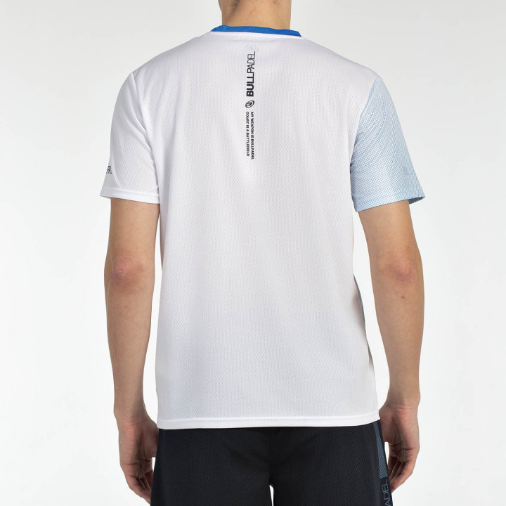 tienda de padel Madrid, tienda de padel online, tienda de padel españa, tienda de padel en linea, CAMISETA BULLPADEL BATEN BLANC