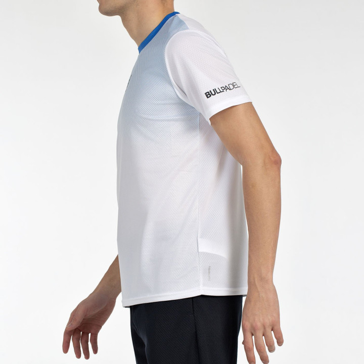 tienda de padel Madrid, tienda de padel online, tienda de padel españa, tienda de padel en linea, CAMISETA BULLPADEL BATEN BLANC