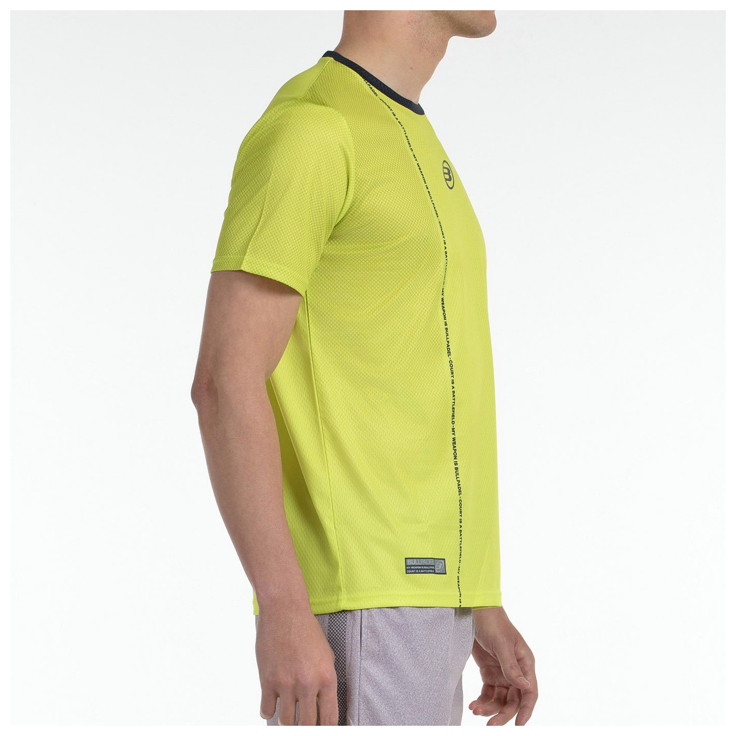 T-SHIRT BULLPADEL BATEN CITRON VERT