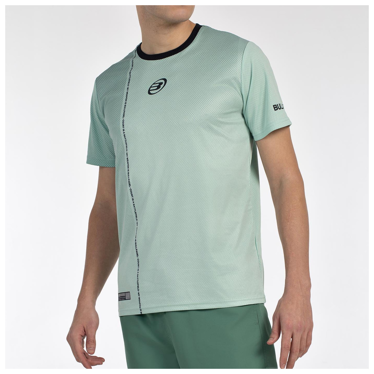 tienda de padel Madrid, tienda de padel online, tienda de padel españa, tienda de padel en linea, CAMISETA BULLPADEL BATEN VERDE