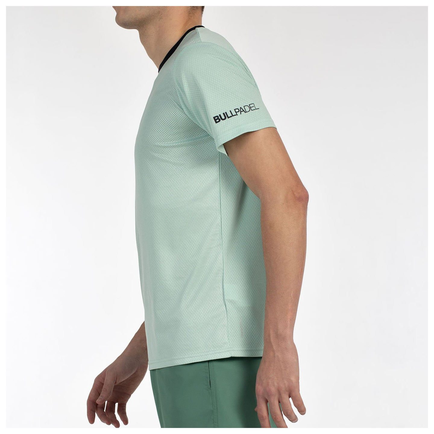 T-SHIRT BULLPADEL BATEN VERDE MANZANA VIGORE