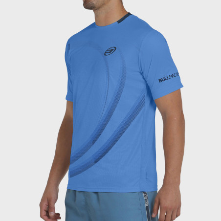 T-SHIRT BULLPADEL BEQUE BLEU ATOMIQUE
