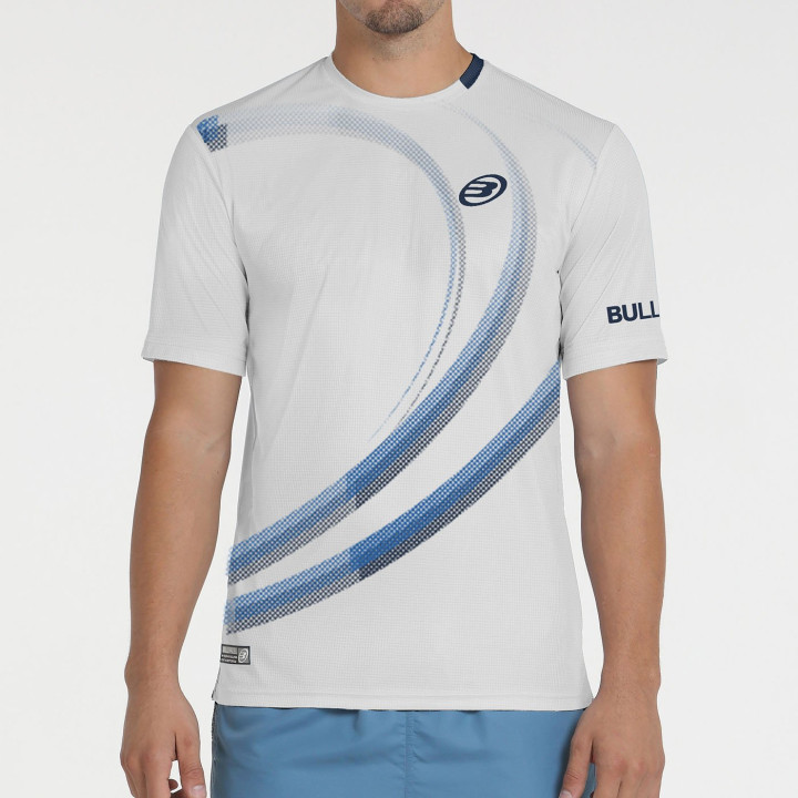 tienda de padel Madrid, tienda de padel online, tienda de padel españa, tienda de padel en linea, CAMISETA BULLPADEL BEQUE BLANC