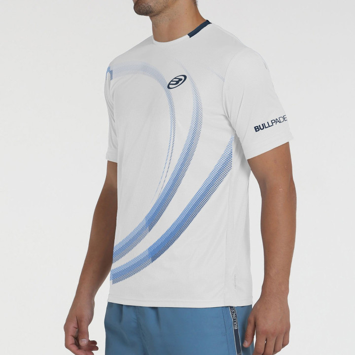 tienda de padel Madrid, tienda de padel online, tienda de padel españa, tienda de padel en linea, CAMISETA BULLPADEL BEQUE BLANC
