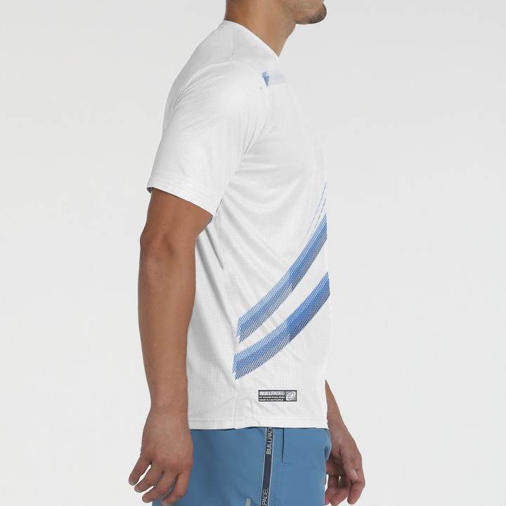 tienda de padel Madrid, tienda de padel online, tienda de padel españa, tienda de padel en linea, CAMISETA BULLPADEL BEQUE BLANC