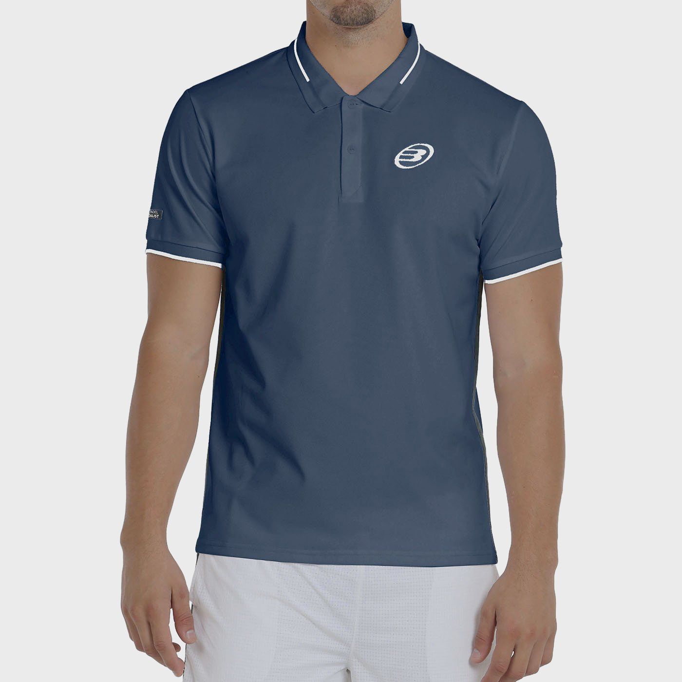 BULLPADEL LEIRO 25V NAVY BLUE POLO SHIRT