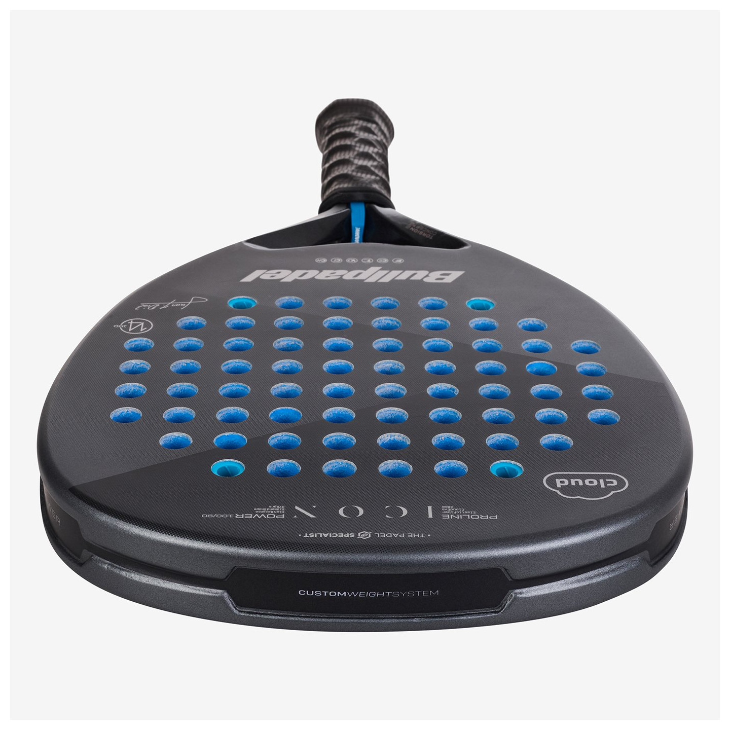 tienda de padel Madrid, tienda de padel online, tienda de padel españa, tienda de padel en linea, PALA BULLPADEL ICON CLOUD 25