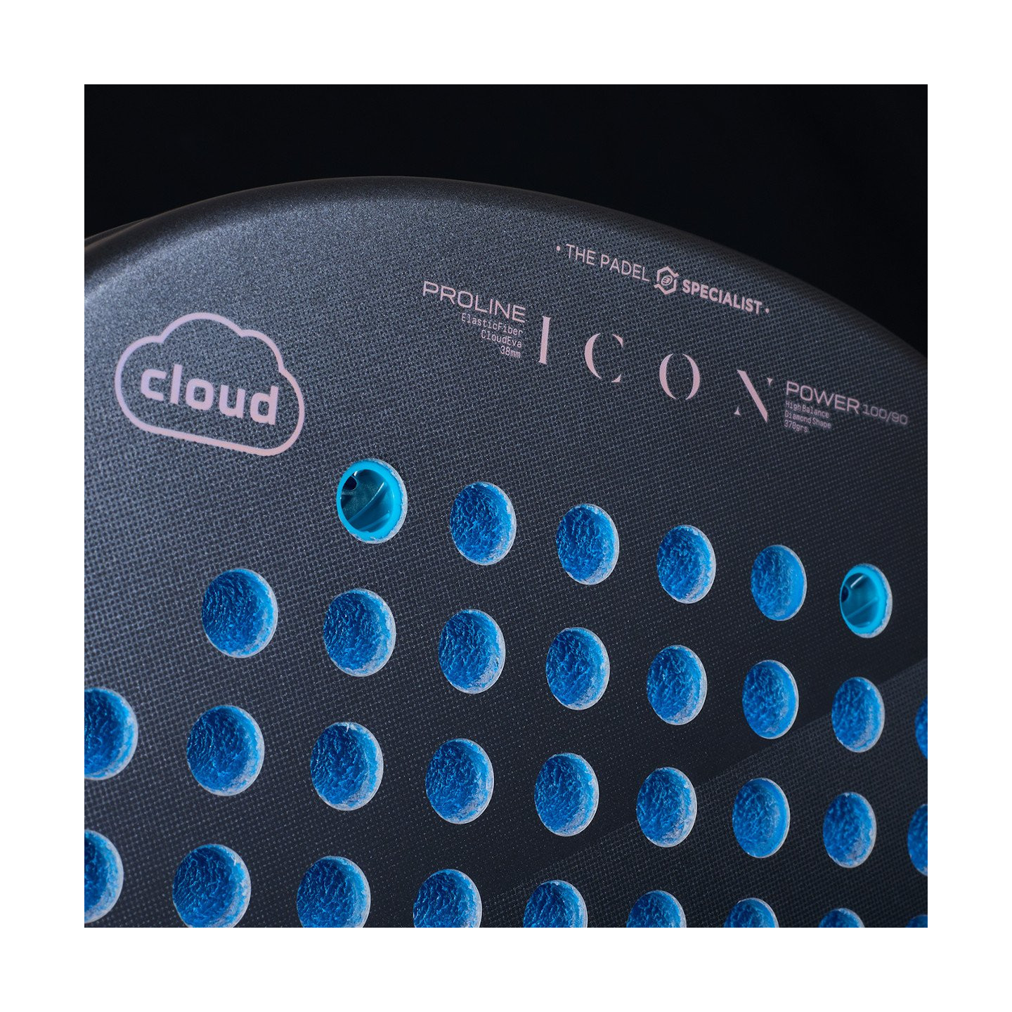 tienda de padel Madrid, tienda de padel online, tienda de padel españa, tienda de padel en linea, PALA BULLPADEL ICON CLOUD 25