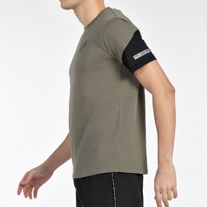 tienda de padel Madrid, tienda de padel online, tienda de padel españa, tienda de padel en linea, CAMISETA BULLPADEL MONTIA KAKI