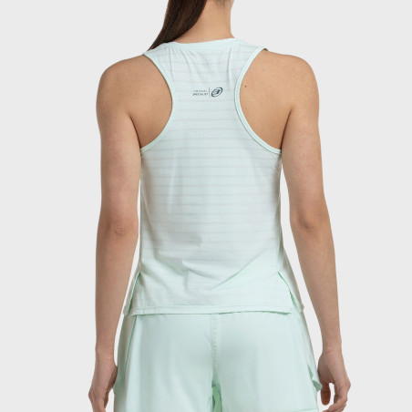 T-SHIRT BULLPADEL ADIES WATER GREEN TWO-TONE FABRIC