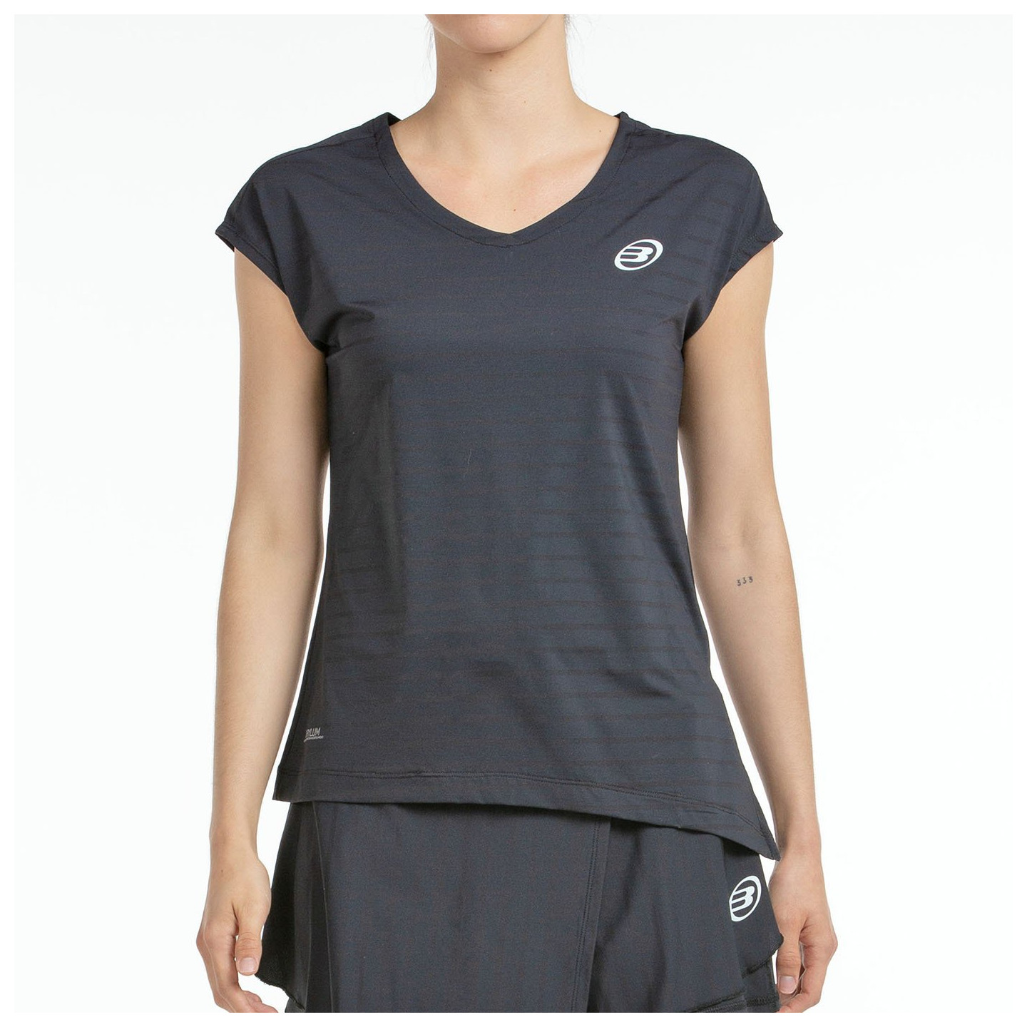 tienda de padel Madrid, tienda de padel online, tienda de padel españa, tienda de padel en linea, CAMISETA BULLPADEL ADOROS NEGR