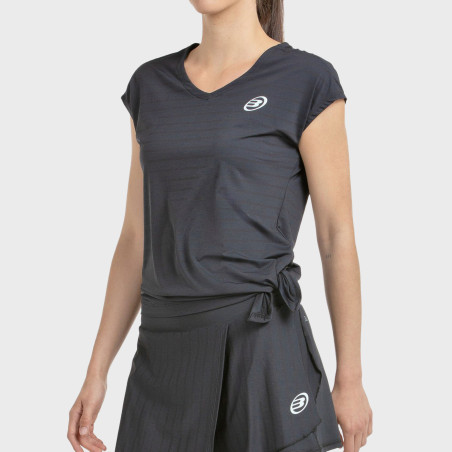 tienda de padel Madrid, tienda de padel online, tienda de padel españa, tienda de padel en linea, CAMISETA BULLPADEL ADOROS NEGR