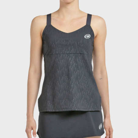 tienda de padel Madrid, tienda de padel online, tienda de padel españa, tienda de padel en linea, CAMISETA BULLPADEL ADURI NEGRO