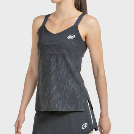 tienda de padel Madrid, tienda de padel online, tienda de padel españa, tienda de padel en linea, CAMISETA BULLPADEL ADURI NEGRO