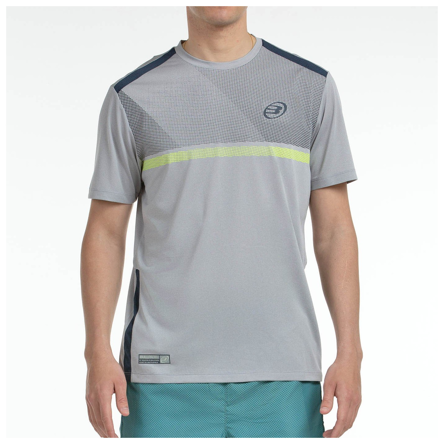 T-SHIRT BULLPADEL BILAO GREY MEDIO VIGORE