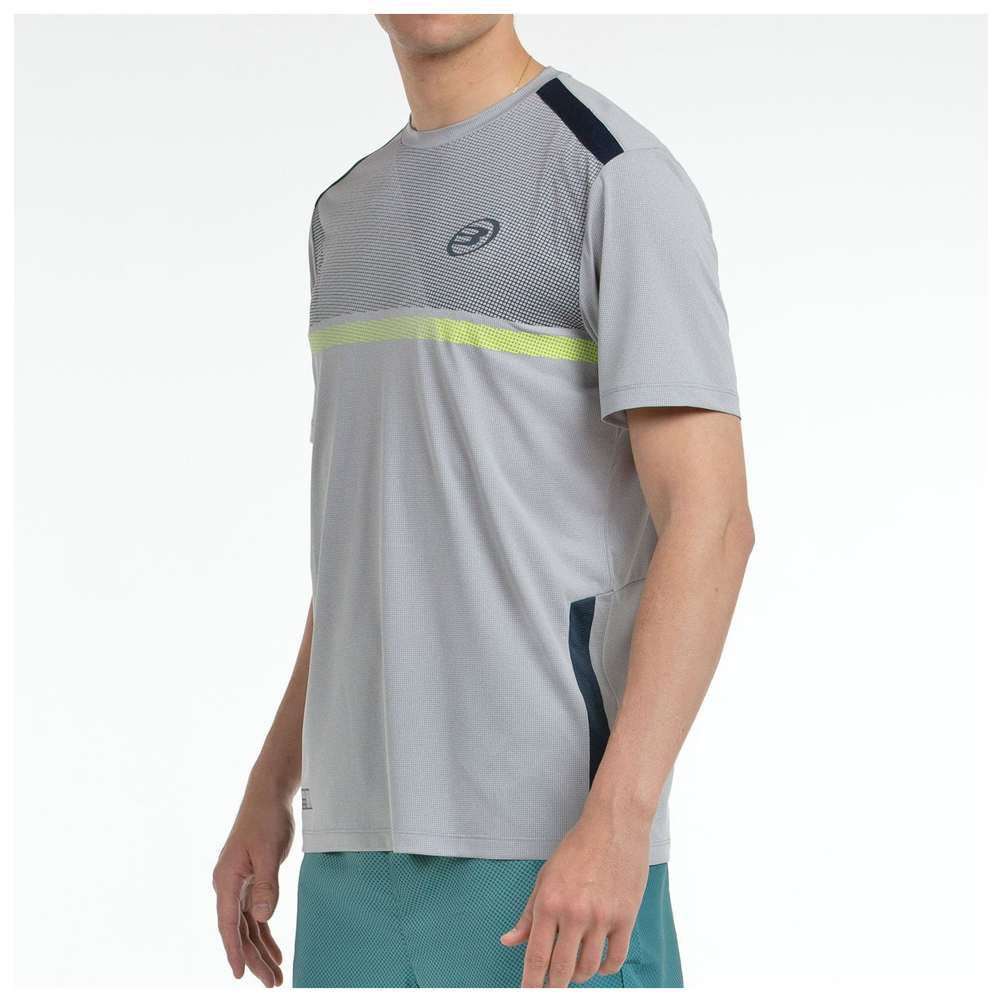 tienda de padel Madrid, tienda de padel online, tienda de padel españa, tienda de padel en linea, CAMISETA BULLPADEL BILAO GRIS 