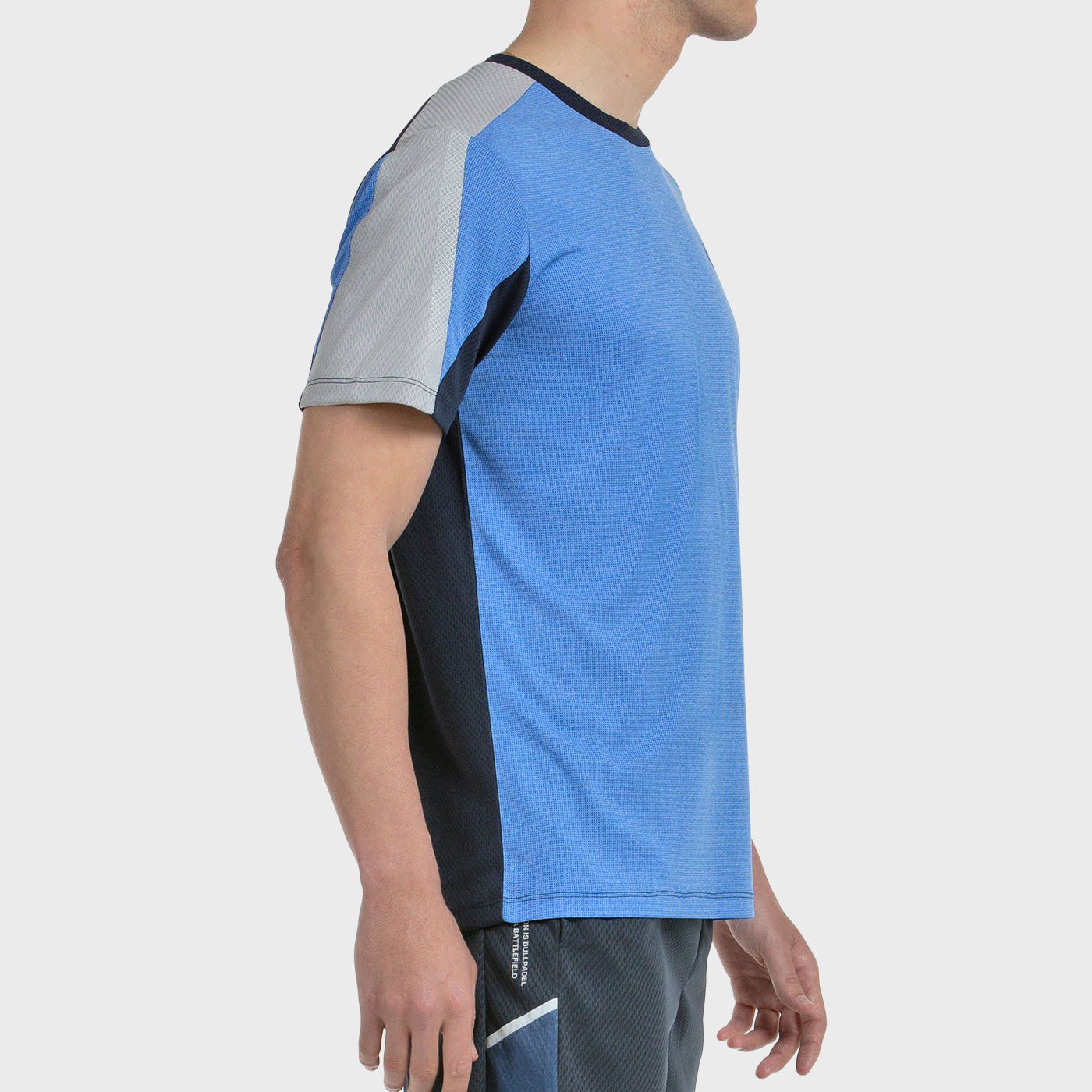 tienda de padel Madrid, tienda de padel online, tienda de padel españa, tienda de padel en linea, CAMISETA BULLPADEL BREGO AZUL 