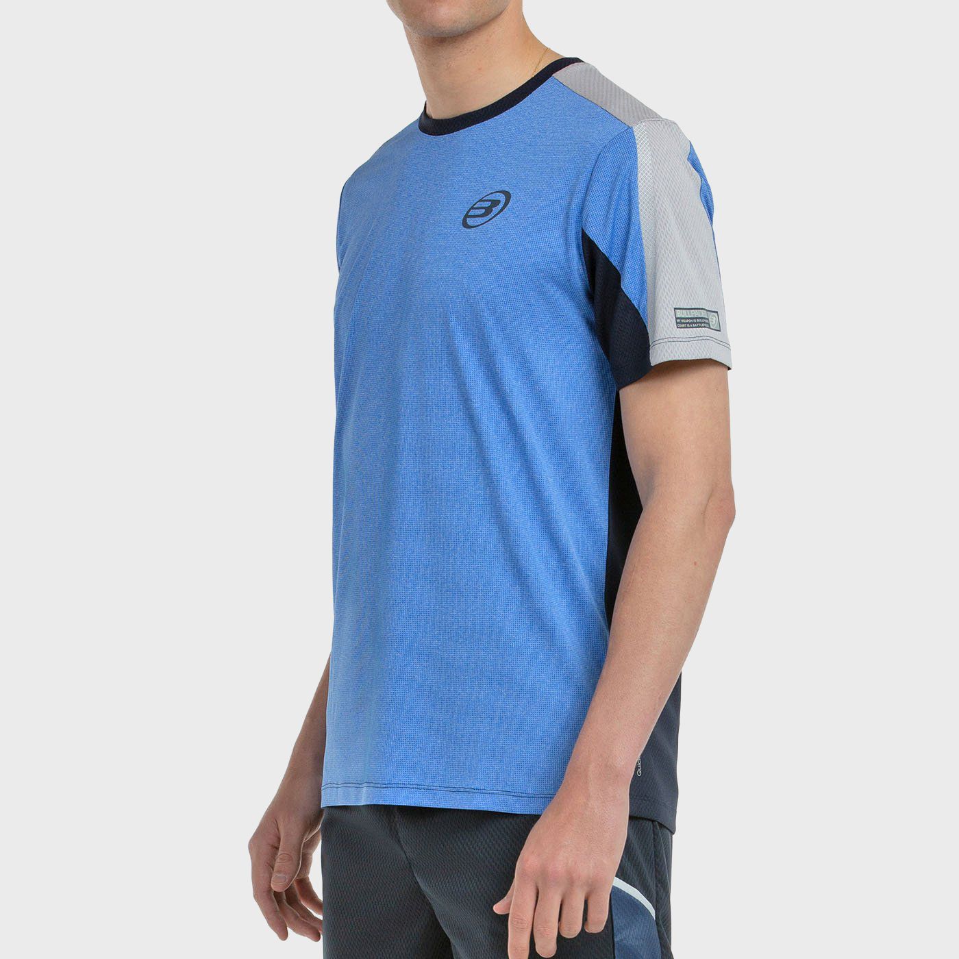 T-SHIRT BULLPADEL BREGO BLEU ATOMIQUE VIGORE