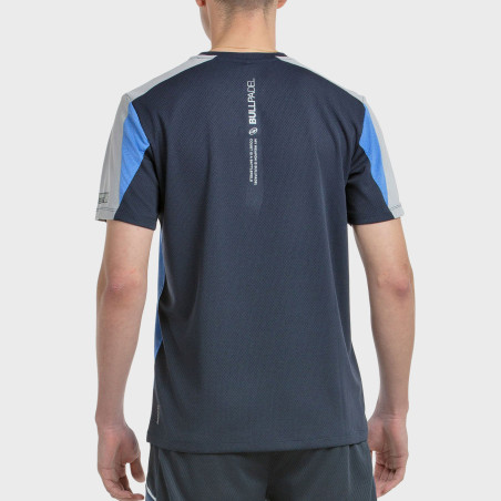T-SHIRT BULLPADEL BREGO BLEU ATOMIQUE VIGORE