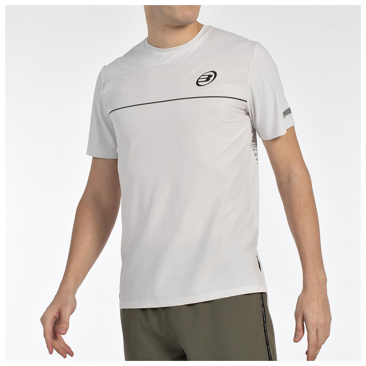 T-SHIRT BULLPADEL MONDA GRIS PERLE