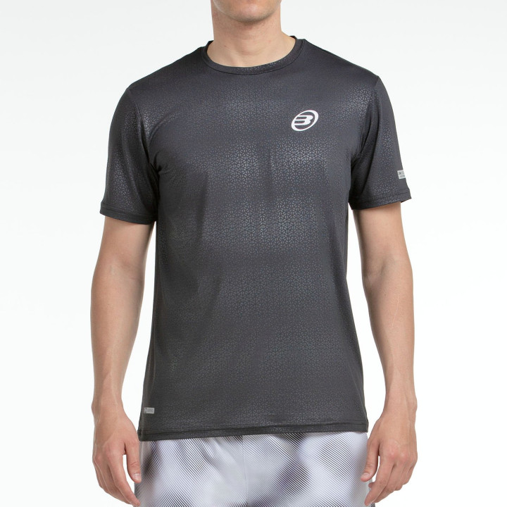 tienda de padel Madrid, tienda de padel online, tienda de padel españa, tienda de padel en linea, CAMISETA BULLPADEL MOFERO NEGR