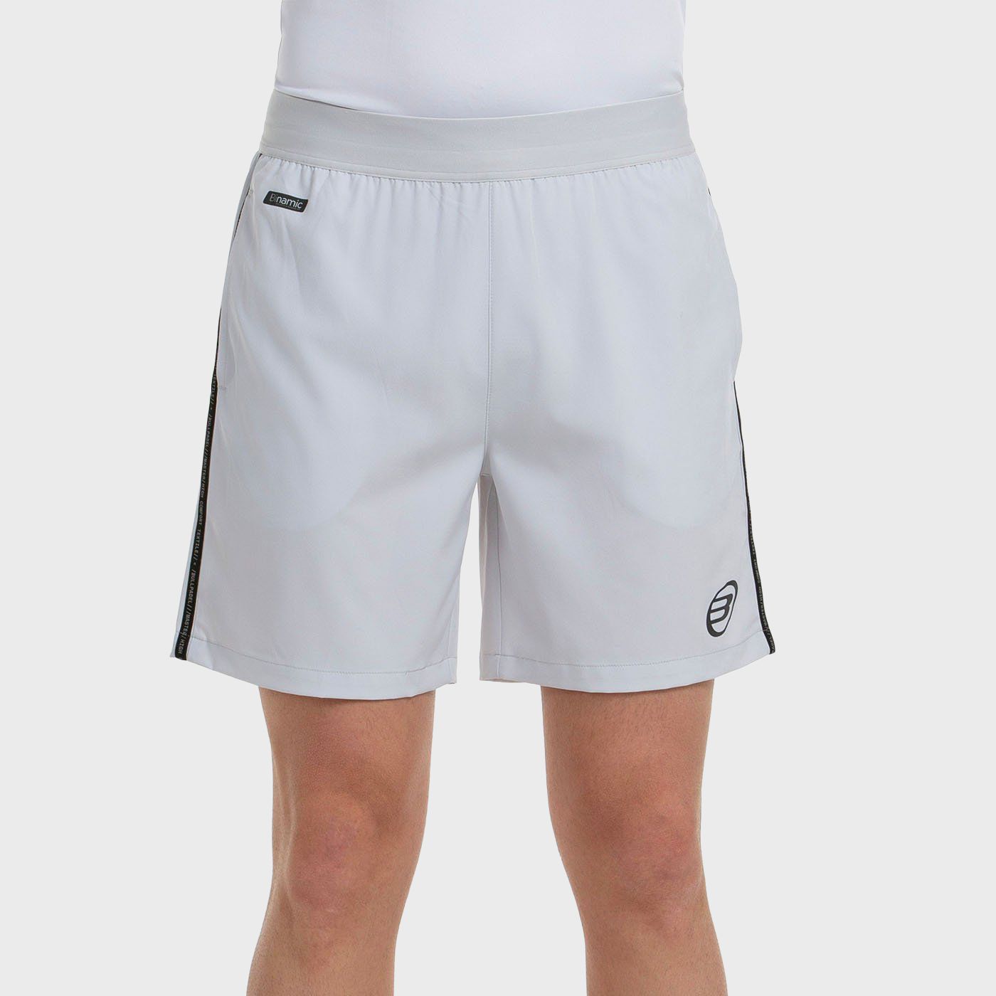 tienda de padel Madrid, tienda de padel online, tienda de padel españa, tienda de padel en linea, SHORT BULLPADEL MACEDA GRIS PE