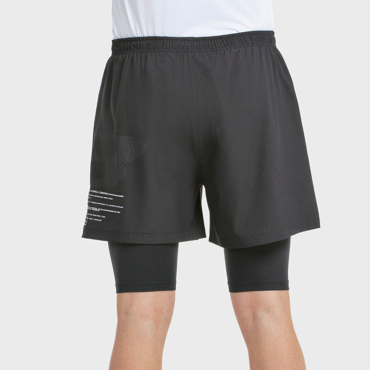 SHORTS BULLPADEL META NOIRE