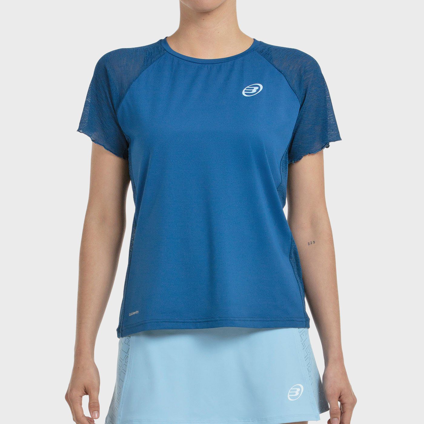 tienda de padel Madrid, tienda de padel online, tienda de padel españa, tienda de padel en linea, CAMISETA BULLPADEL DEDALE AZUL