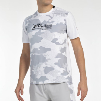 tienda de padel Madrid, tienda de padel online, tienda de padel españa, tienda de padel en linea, CAMISETA BULLPADEL ESGOS BLANC