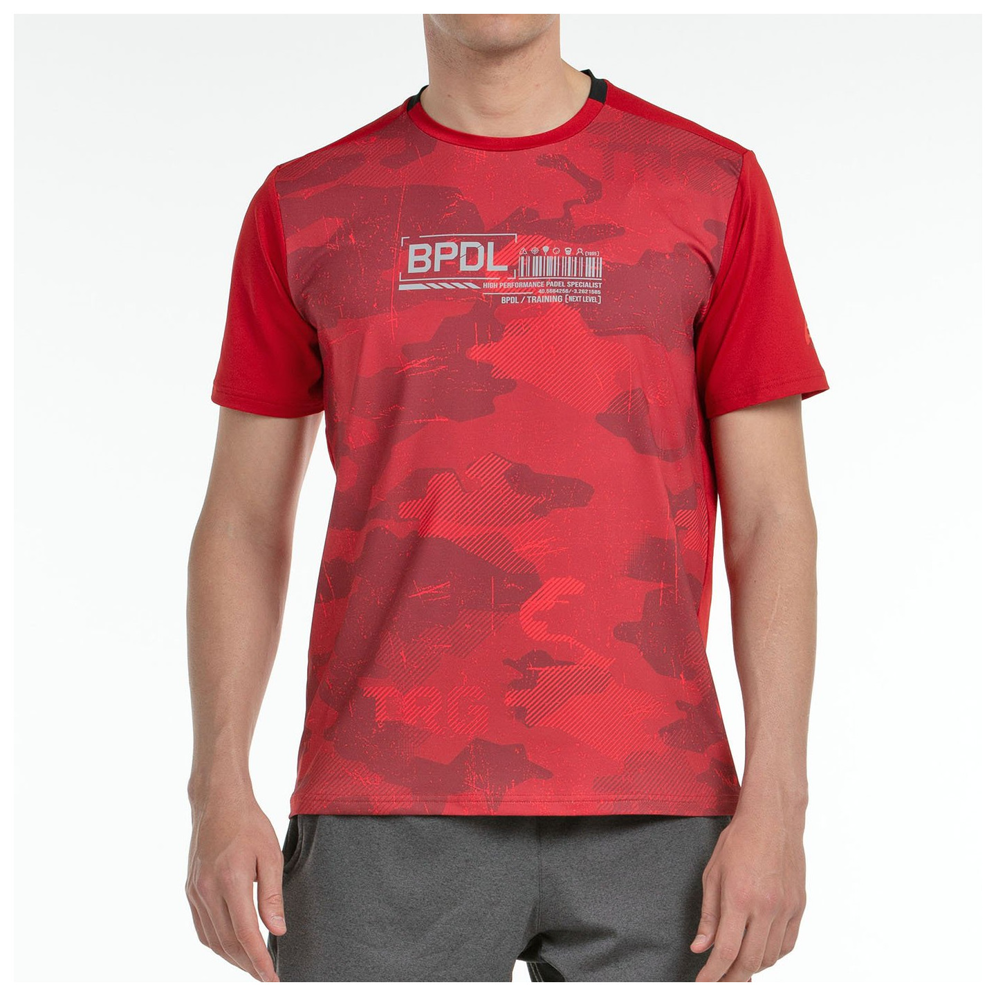T-SHIRT BULLPADEL ESGOS CHERRY