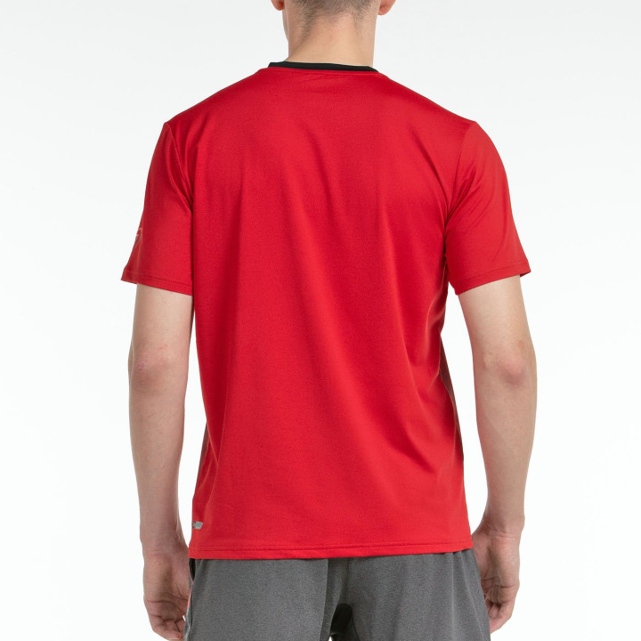 tienda de padel Madrid, tienda de padel online, tienda de padel españa, tienda de padel en linea, CAMISETA BULLPADEL ESGOS CEREZ