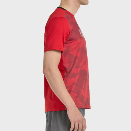 T-SHIRT BULLPADEL ESGOS CHERRY