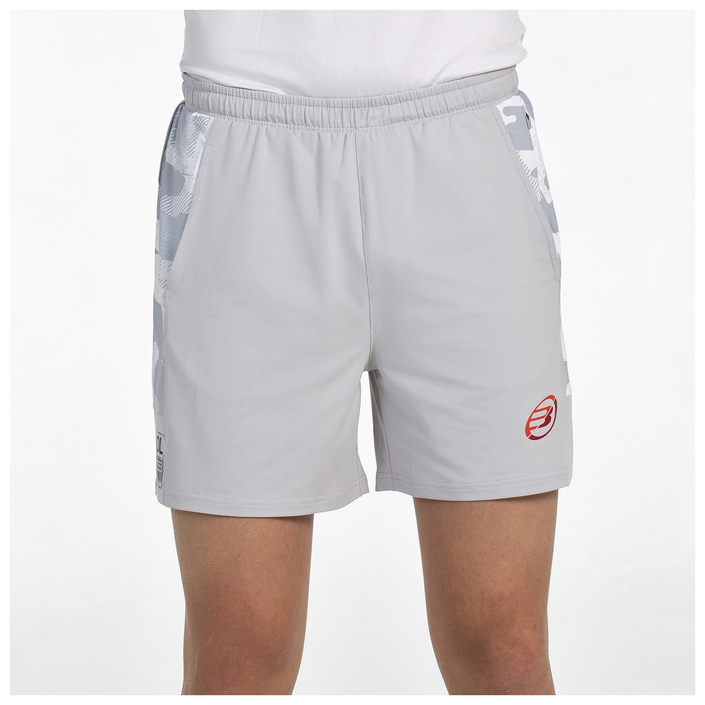 SHORTS BULLPADEL ENTRIMO GRIGIO CHIARO