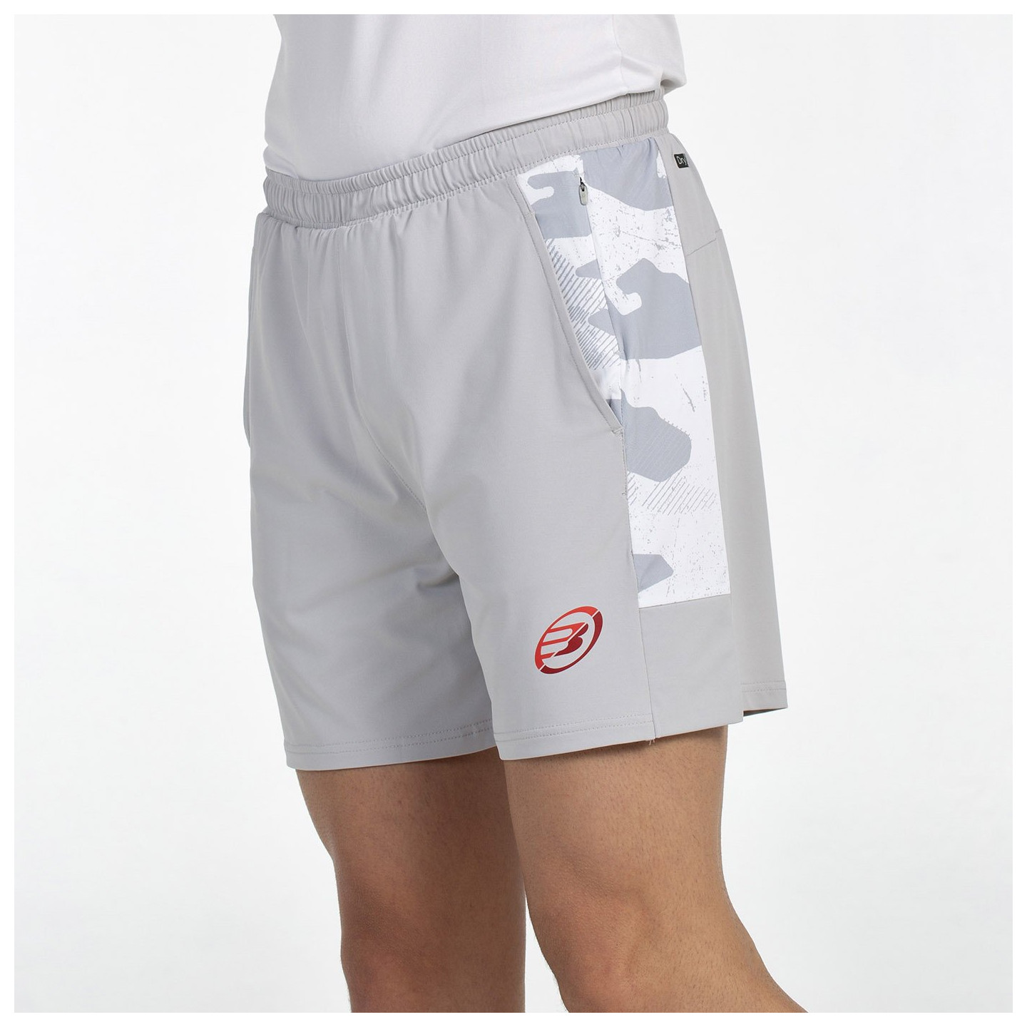 SHORTS BULLPADEL ENTRIMO GRIS CLAIRE