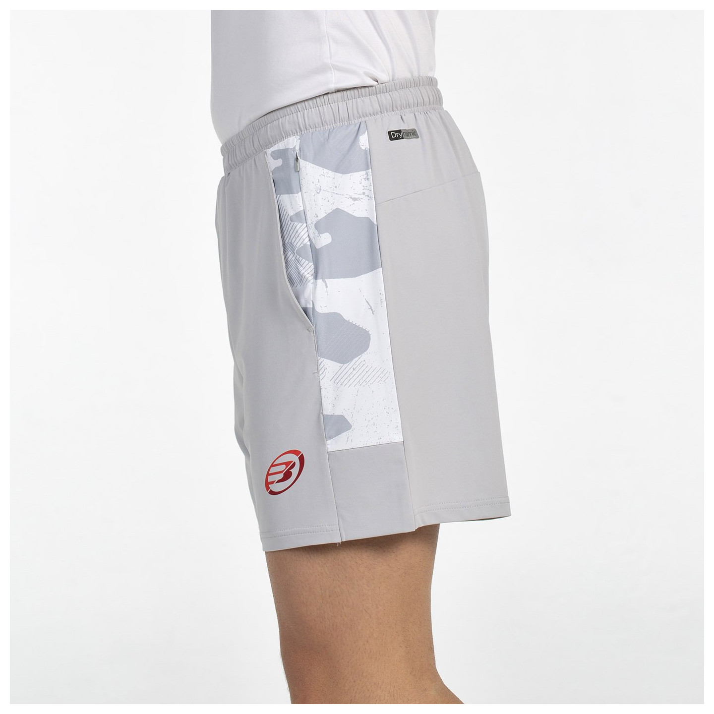 SHORTS BULLPADEL ENTRIMO GRIGIO CHIARO