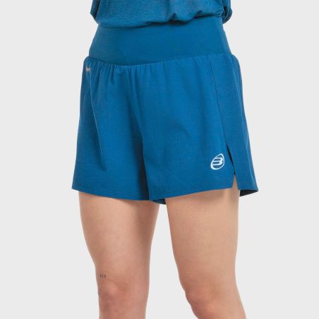 tienda de padel Madrid, tienda de padel online, tienda de padel españa, tienda de padel en linea, SHORT BULLPADEL DICTIO AZUL TI
