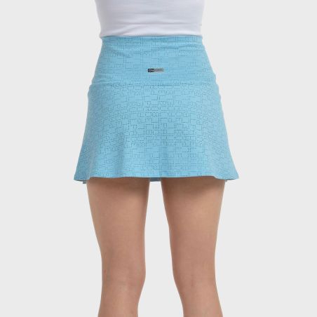 tienda de padel Madrid, tienda de padel online, tienda de padel españa, tienda de padel en linea, FALDA BULLPADEL DALIA AZUL CLA