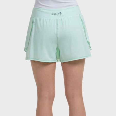 JUPE BULLPADEL ADRAR TISSU BICOLORE VERT D'EAU