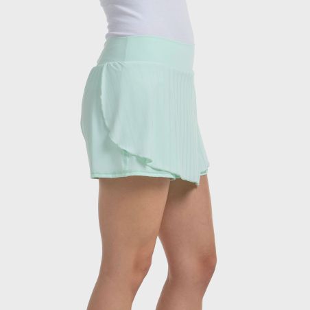 SKIRT BULLPADEL ADRAR WATER GREEN TWO-TONE FABRIC